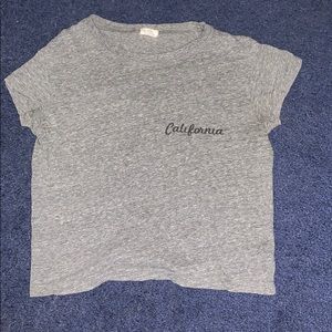 John Galt California crop tee